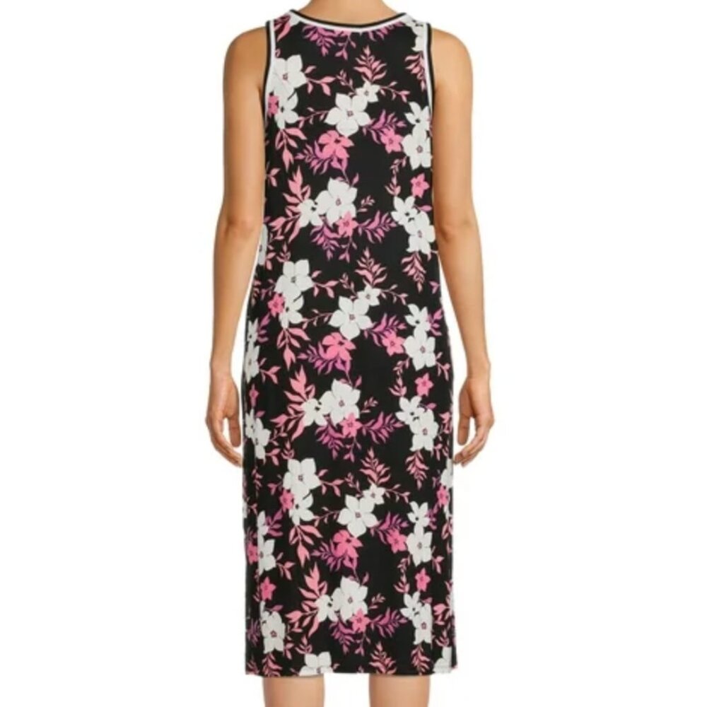 Secret Treasures Sleep Knit Sleeveless Midi Lounger Dress - Picture 2 of 15